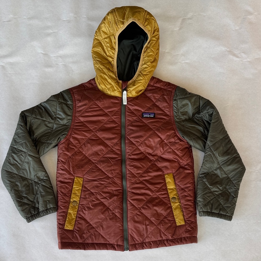 Patagonia Kids' Puffer Jacket - Brown and Gold